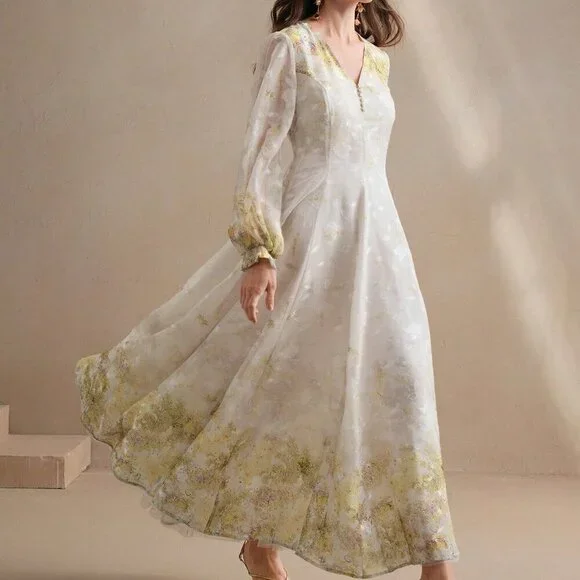 sachin and babi light blue dress Cottagecore Mini / Maxi Dress PDF Sewing Pattern
